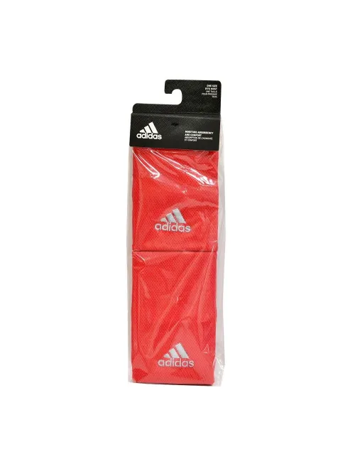 Muñequera Grande Adidas Tennis Rojo Gris | Ofertas de pádel